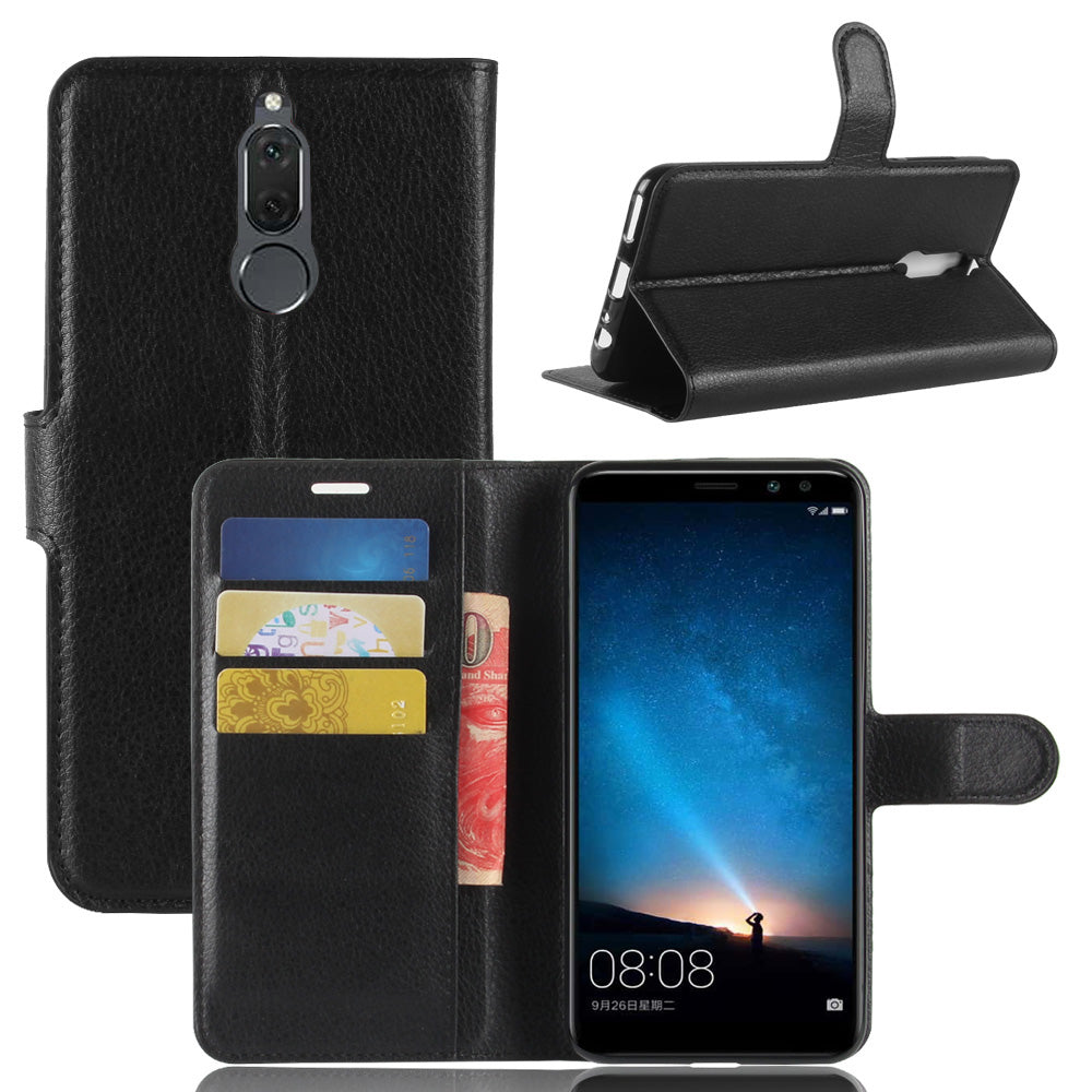 For Huawei nova 2i / Maimang 6 / Mate 10 Lite Litchi Skin Magnetic Leather Wallet Stand Case