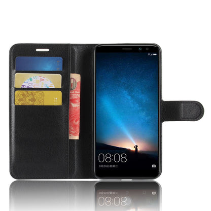 For Huawei nova 2i / Maimang 6 / Mate 10 Lite Litchi Skin Magnetic Leather Wallet Stand Case