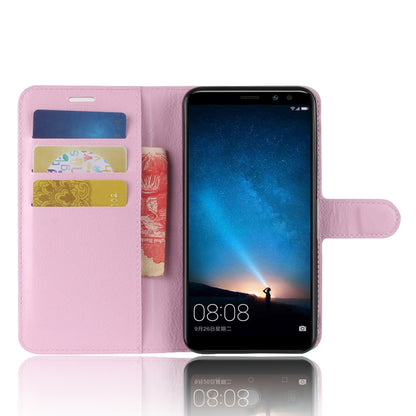 For Huawei nova 2i / Maimang 6 / Mate 10 Lite Litchi Skin Magnetic Leather Wallet Stand Case