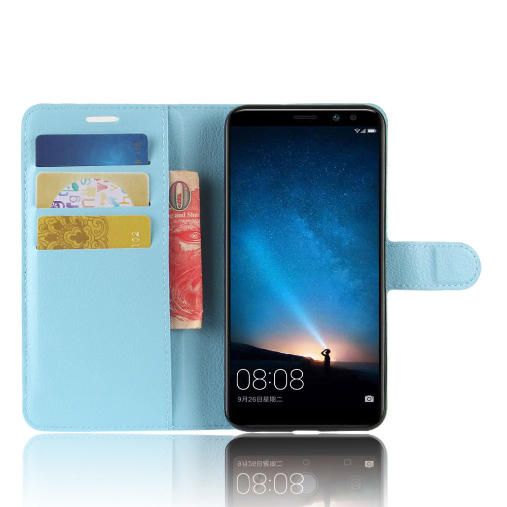 For Huawei nova 2i / Maimang 6 / Mate 10 Lite Litchi Skin Magnetic Leather Wallet Stand Case