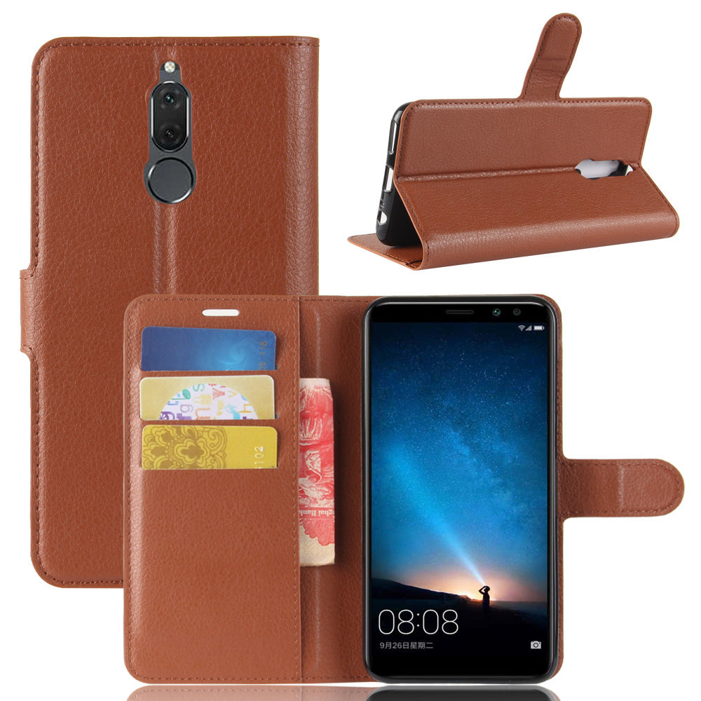 For Huawei nova 2i / Maimang 6 / Mate 10 Lite Litchi Skin Magnetic Leather Wallet Stand Case