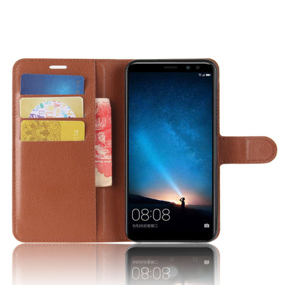 For Huawei nova 2i / Maimang 6 / Mate 10 Lite Litchi Skin Magnetic Leather Wallet Stand Case