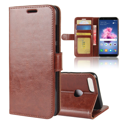 Crazy Horse Texture Wallet Leather Phone Case for Huawei P Smart / Enjoy 7S