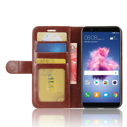 Crazy Horse Texture Wallet Leather Phone Case for Huawei P Smart / Enjoy 7S