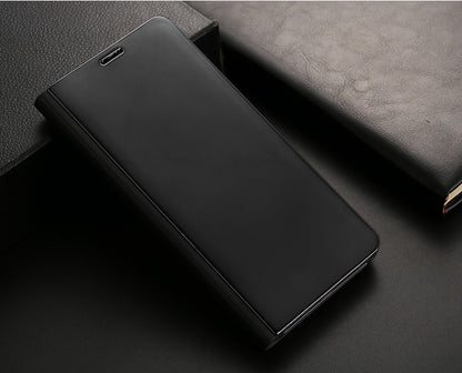 Plated Mirror Surface Leather Stand Cell Phone Case for Huawei Mate 10 Pro