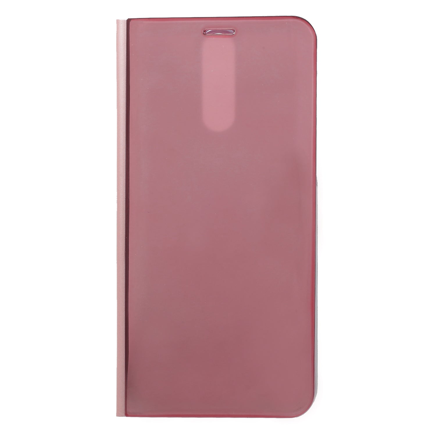 Plated Mirror Surface Information View Stand Leather Smart Case for Huawei Mate 10 Lite/nova 2i/Maimang 6/Honor 9i (India)