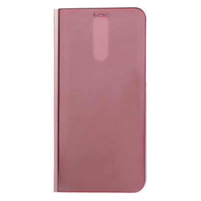 Plated Mirror Surface Information View Stand Leather Smart Case for Huawei Mate 10 Lite/nova 2i/Maimang 6/Honor 9i (India)