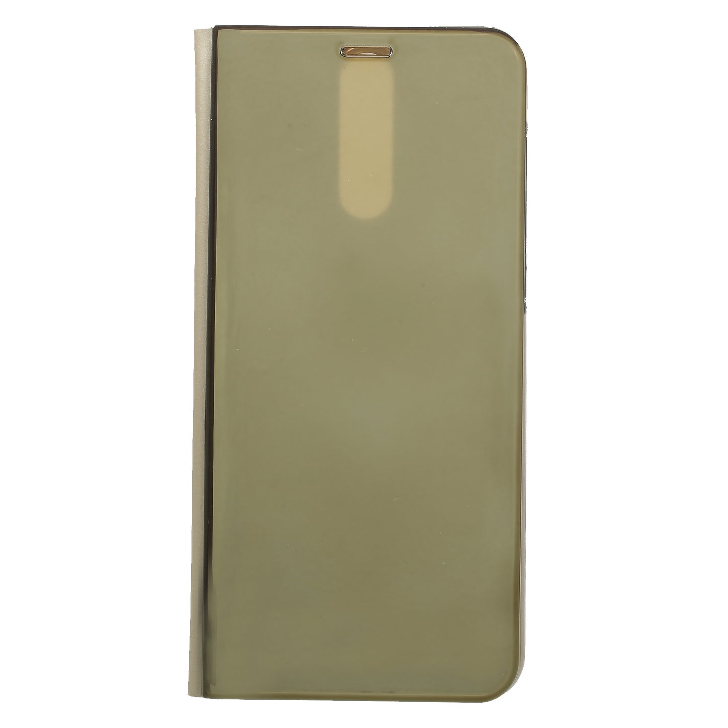 Plated Mirror Surface Information View Stand Leather Smart Case for Huawei Mate 10 Lite/nova 2i/Maimang 6/Honor 9i (India)