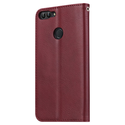 PU Leather Wallet Stand Case Cover for Huawei P Smart / Enjoy 7S