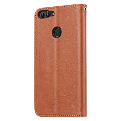 PU Leather Wallet Stand Case Cover for Huawei P Smart / Enjoy 7S