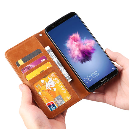 PU Leather Wallet Stand Case Cover for Huawei P Smart / Enjoy 7S