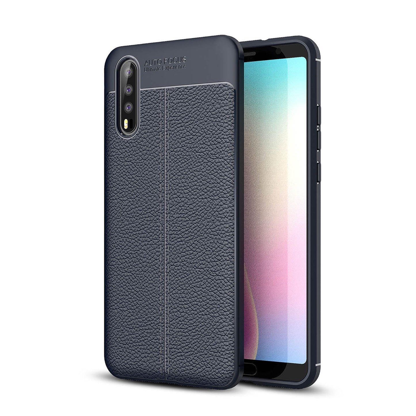 Litchi Grain Soft TPU Back Cover for Huawei P20