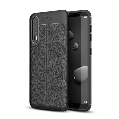 Litchi Grain Soft TPU Back Cover for Huawei P20 Pro