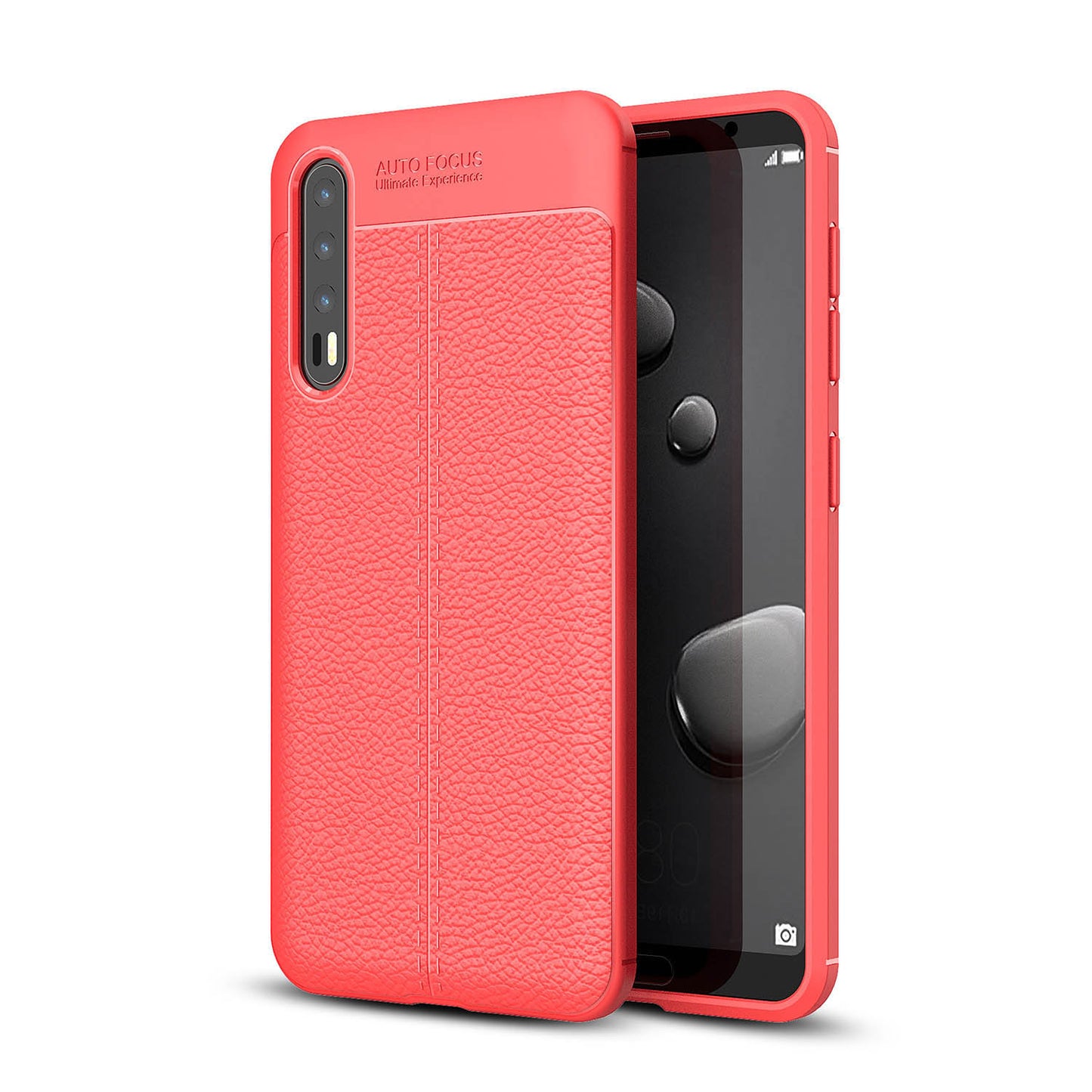 Litchi Grain Soft TPU Back Cover for Huawei P20 Pro