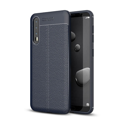 Litchi Grain Soft TPU Back Cover for Huawei P20 Pro