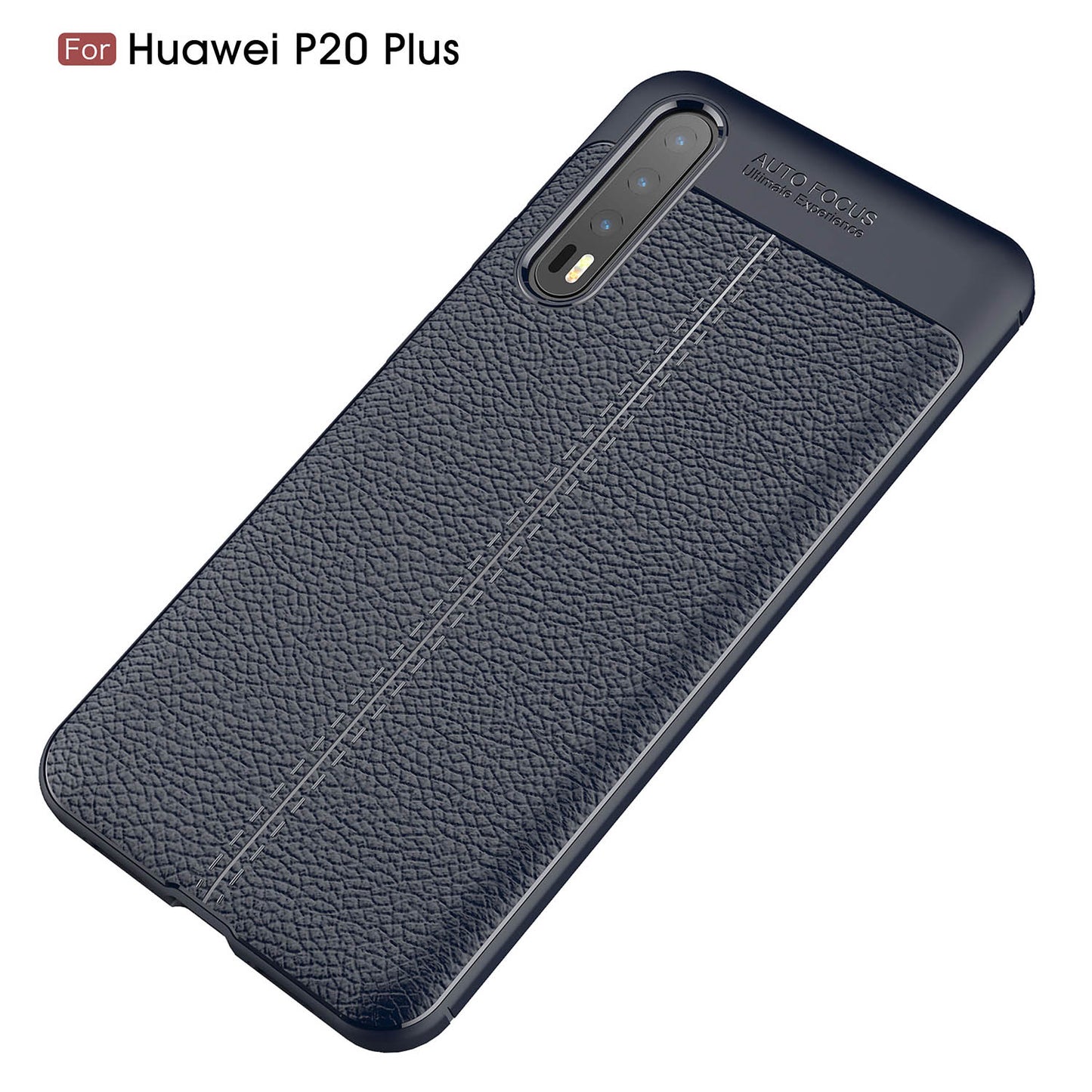 Litchi Grain Soft TPU Back Cover for Huawei P20 Pro