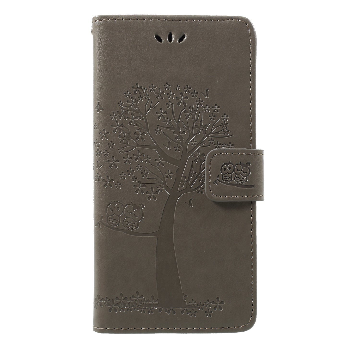 Imprint Tree Owl Pattern Wallet Leather Cover for Huawei Honor 9 Lite / Honor 9 Youth Edition