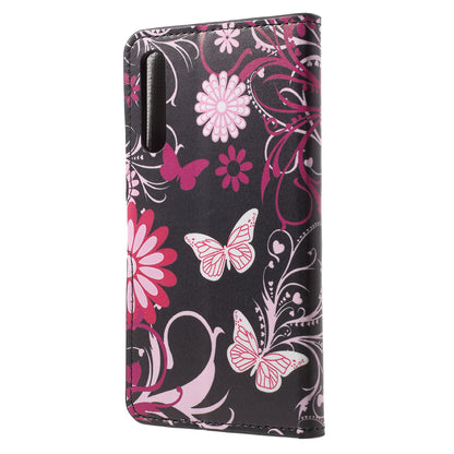 Pattern Printing Wallet Stand Leather Case for Huawei P20