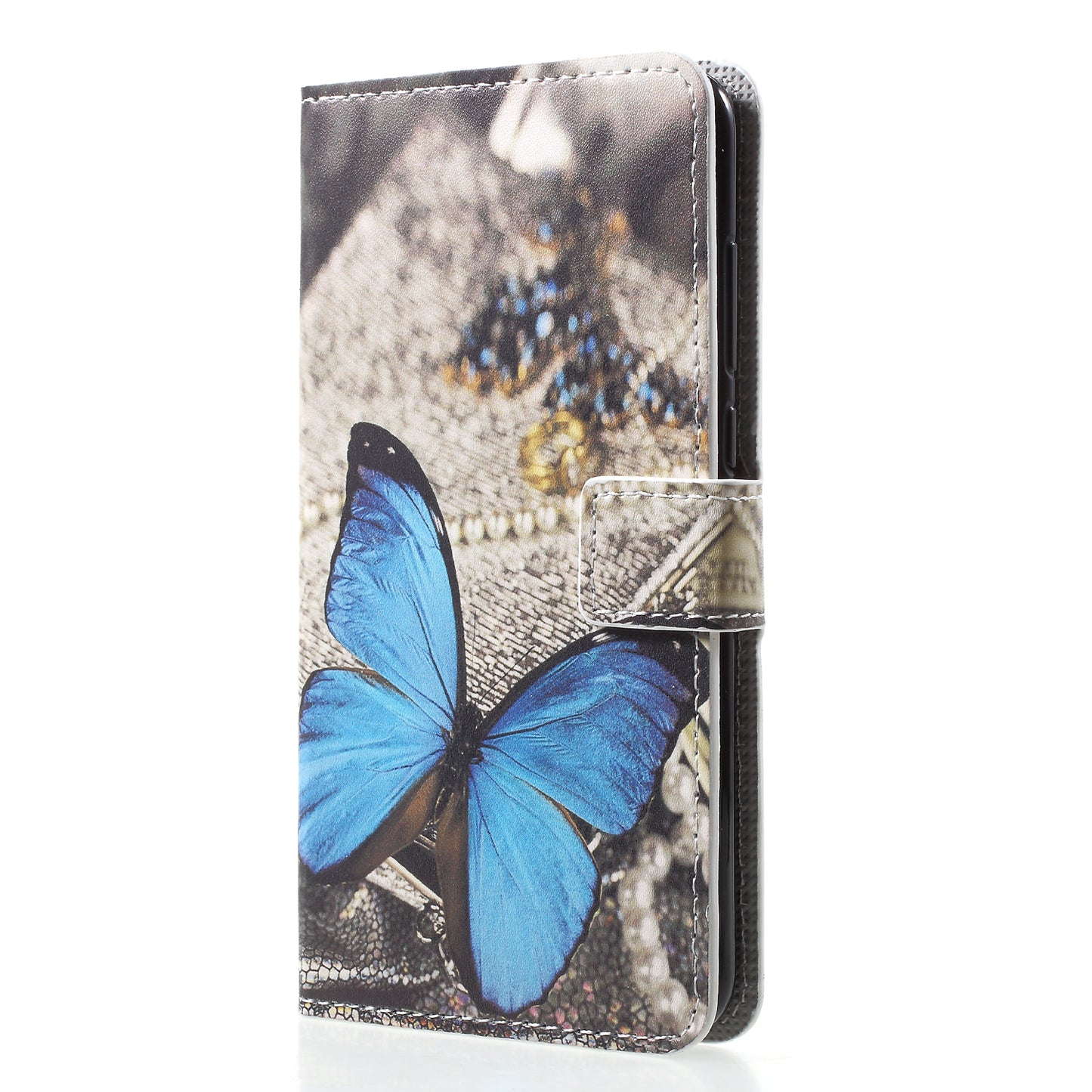 Pattern Printing Wallet Stand Leather Case for Huawei P20