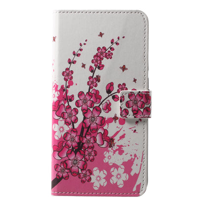 Pattern Printing Wallet Stand Leather Case for Huawei P20