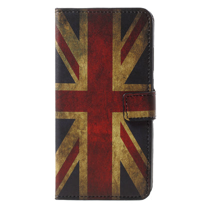 Pattern Printing Wallet Stand Leather Case for Huawei P20