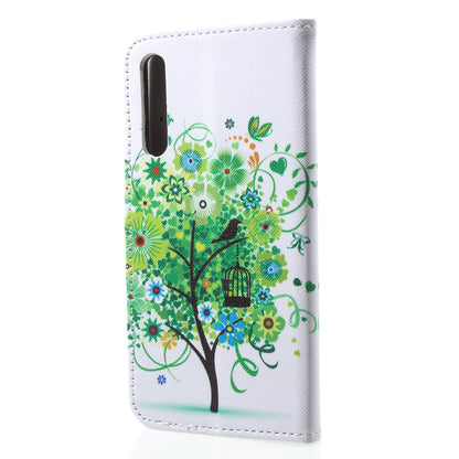 Pattern Printing Leather Wallet Case for Huawei P20