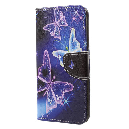 Pattern Printing Leather Wallet Case for Huawei P20