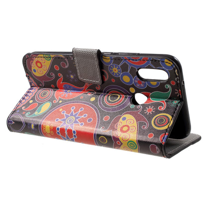 Pattern Printing Wallet Stand Leather Case for Huawei P20 Lite / Nova 3e