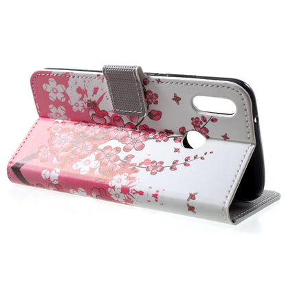 Pattern Printing Wallet Stand Leather Case for Huawei P20 Lite / Nova 3e