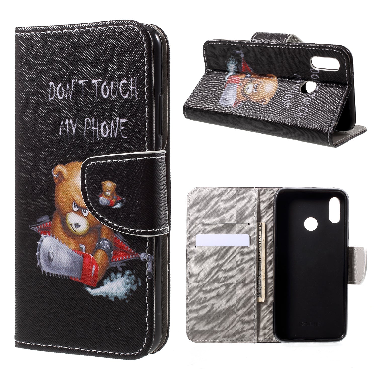 Pattern Printing Leather Wallet Case for Huawei P20 Lite / Nova 3e