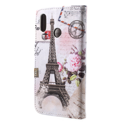 Pattern Printing Leather Wallet Case for Huawei P20 Lite / Nova 3e