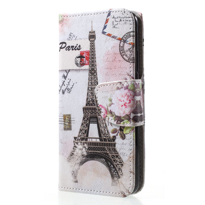 Pattern Printing Leather Wallet Case for Huawei P20 Lite / Nova 3e