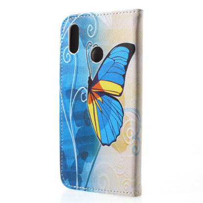 Pattern Printing Leather Wallet Case for Huawei P20 Lite / Nova 3e