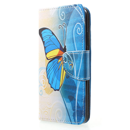 Pattern Printing Leather Wallet Case for Huawei P20 Lite / Nova 3e