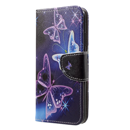 Pattern Printing Leather Wallet Case for Huawei P20 Lite / Nova 3e