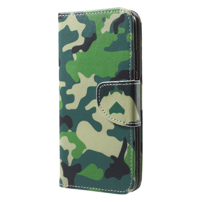 Pattern Printing Leather Wallet Case for Huawei P20 Lite / Nova 3e