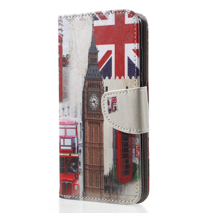 Pattern Printing Leather Wallet Case for Huawei P20 Pro