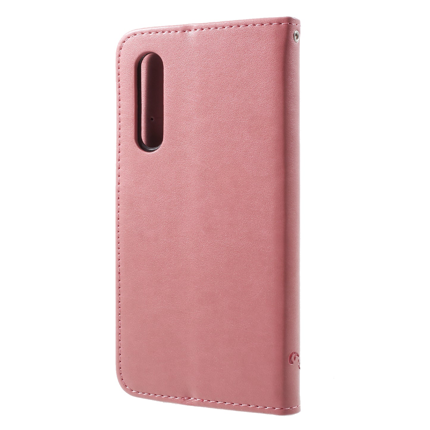 Imprint Butterfly Flower Wallet Stand Leather Case for Huawei P20