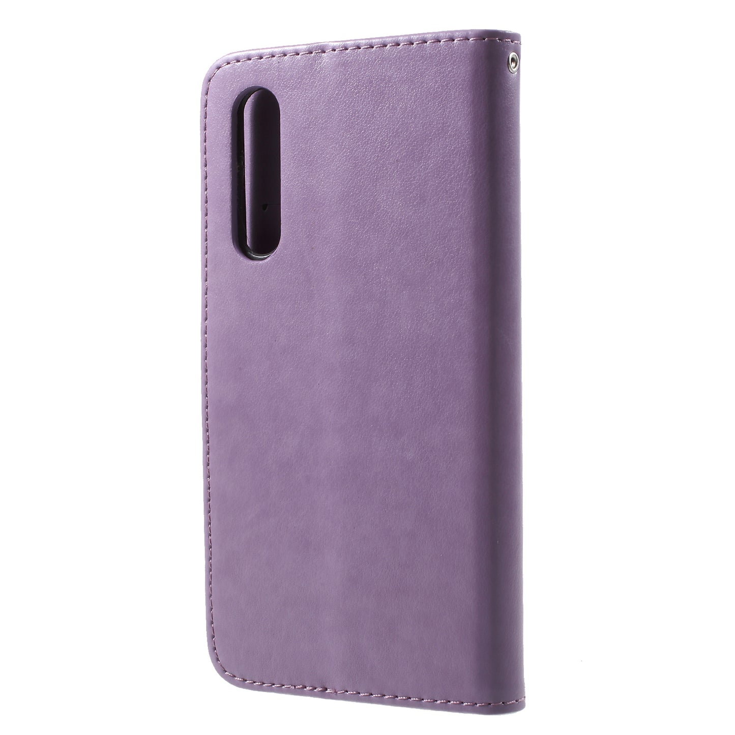 Imprint Butterfly Flower Wallet Stand Leather Case for Huawei P20