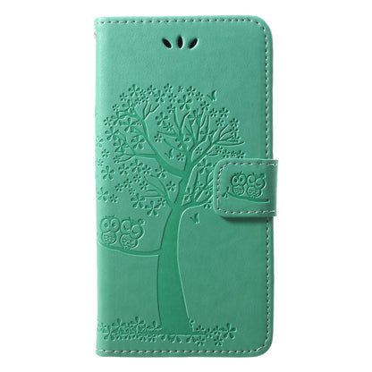 Imprint Tree Owl Pattern Wallet Stand Leather Case for Huawei P20 Lite / Nova 3e