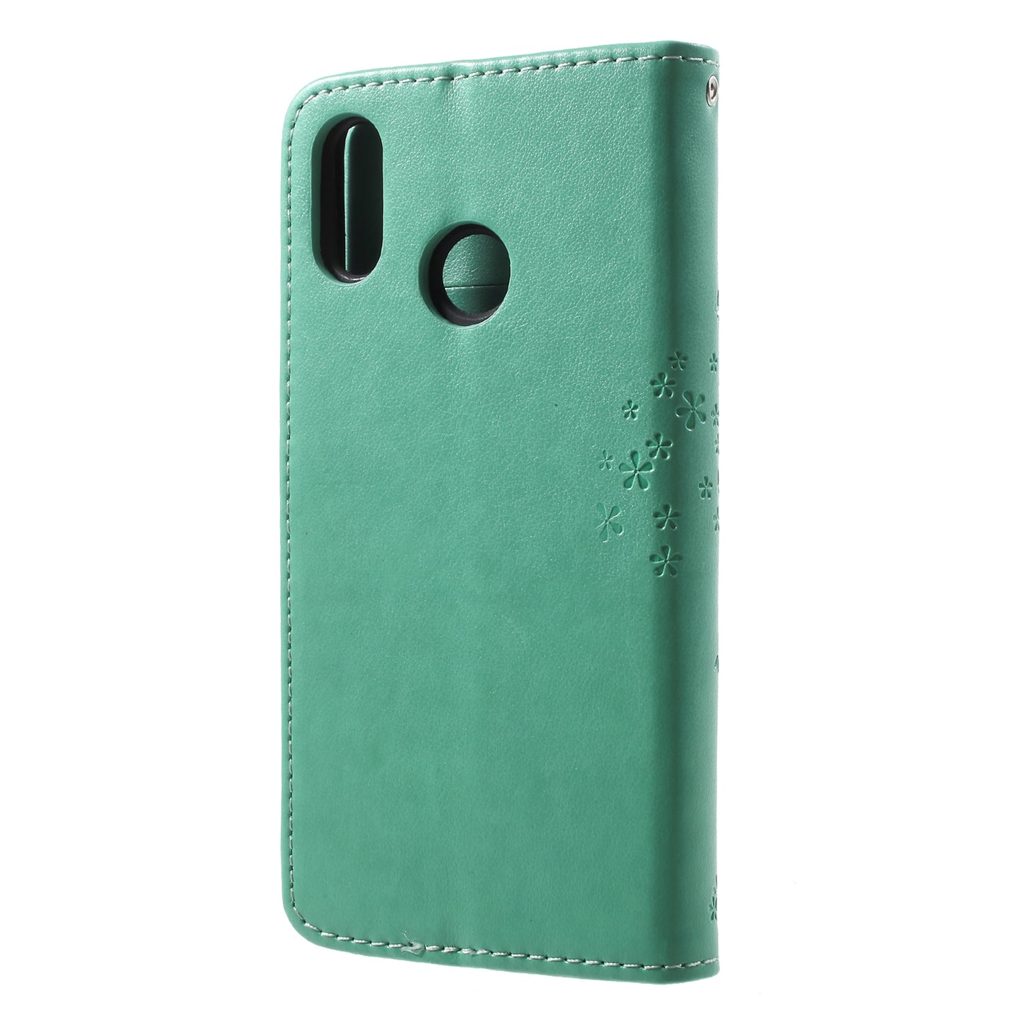 Imprint Tree Owl Pattern Wallet Stand Leather Case for Huawei P20 Lite / Nova 3e