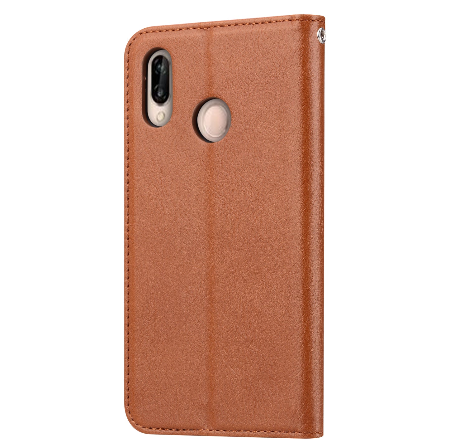 Auto-absorbed Leather Stand Phone Case for Huawei P20 Lite / Nova 3e