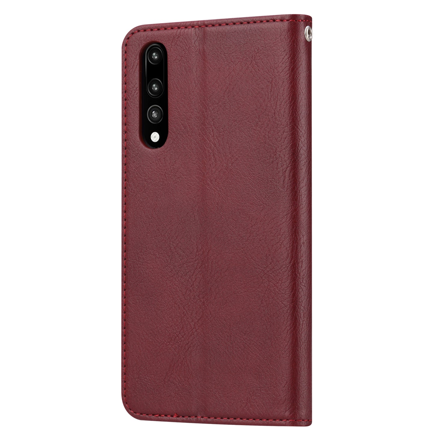 Auto-absorbed Leather Wallet Stand Phone Cover for Huawei P20