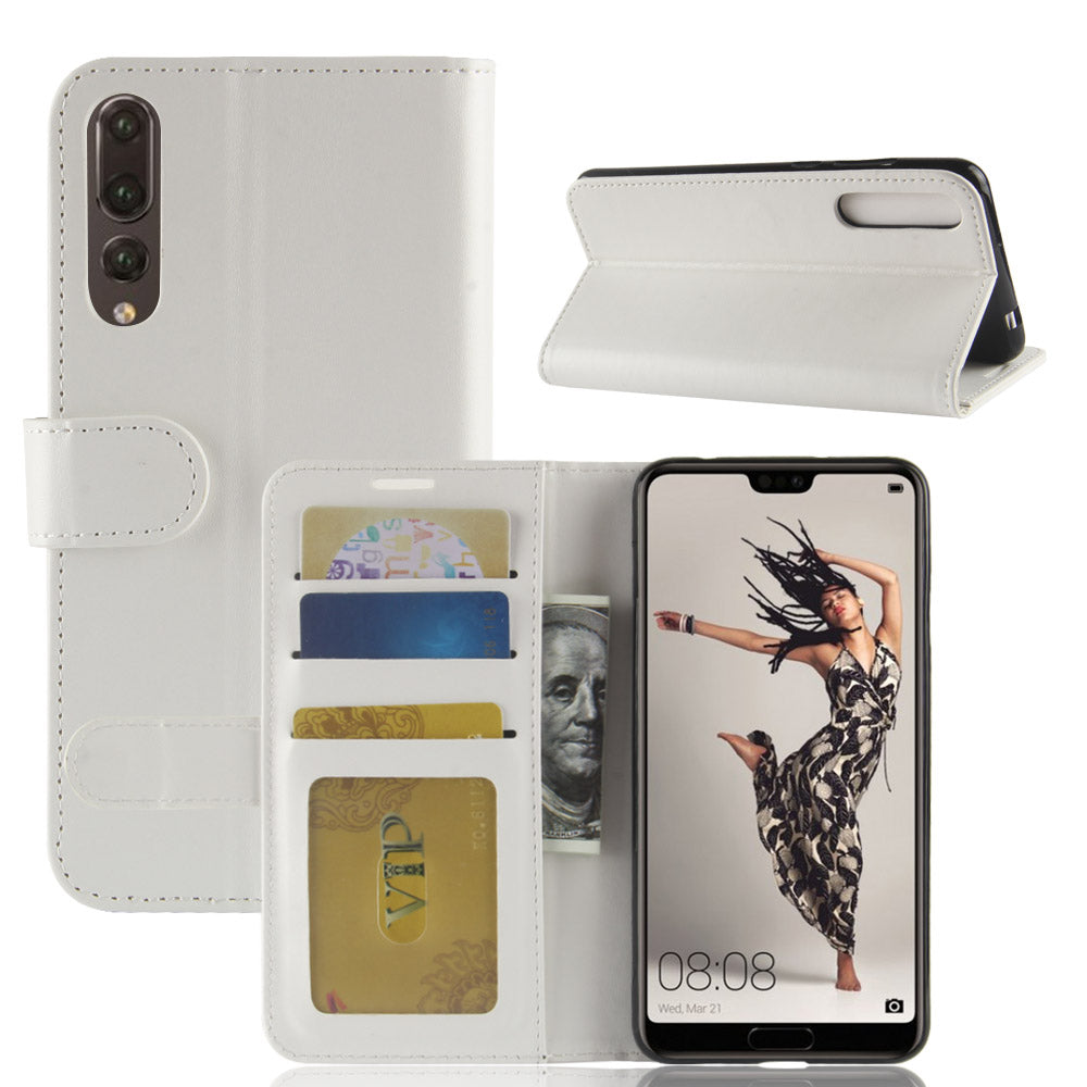 For Huawei P20 Pro Crazy Horse PU Leather Wallet Stand Cell Phone Case Cell Phone Accessories