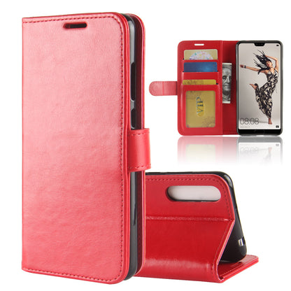 For Huawei P20 Pro Crazy Horse PU Leather Wallet Stand Cell Phone Case Cell Phone Accessories