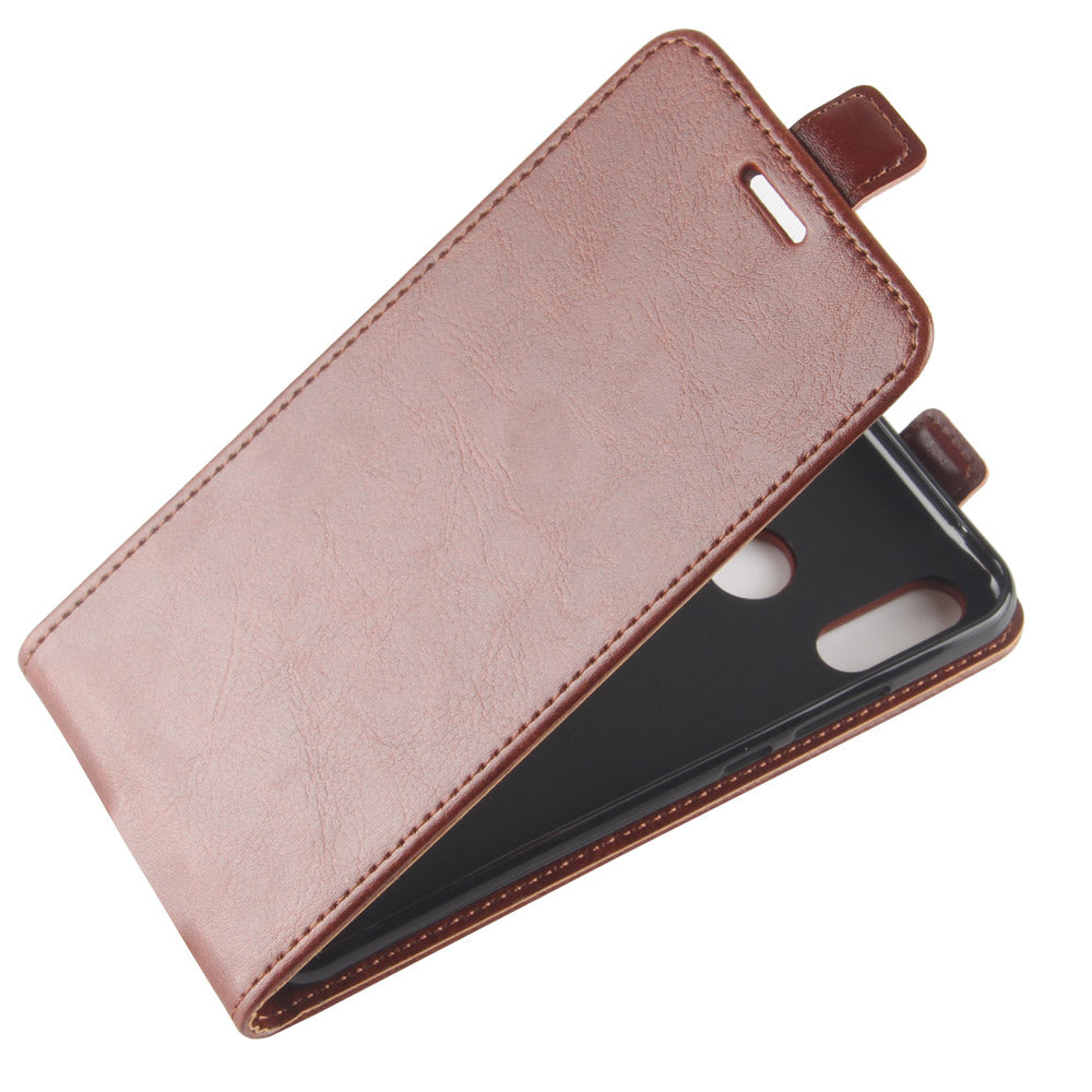 Crazy Horse Crazy Horse Vertical Leather Card Holder Case for Huawei P20 Lite / Nova 3e