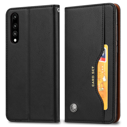 Auto-absorbed Leather Stand Phone Casing for Huawei P20 Pro