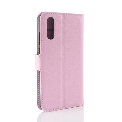 For Huawei P20 Litchi Texture Wallet Stand Leather Phone Accessory Case