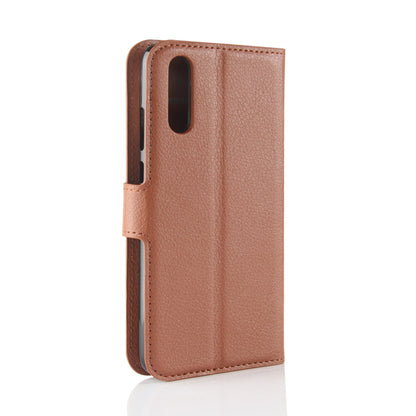 For Huawei P20 Litchi Texture Wallet Stand Leather Phone Accessory Case