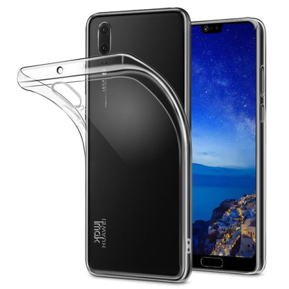 IMAK Stealth Case Clear 0.7mm TPU Back Shell + Screen Protector for Huawei P20